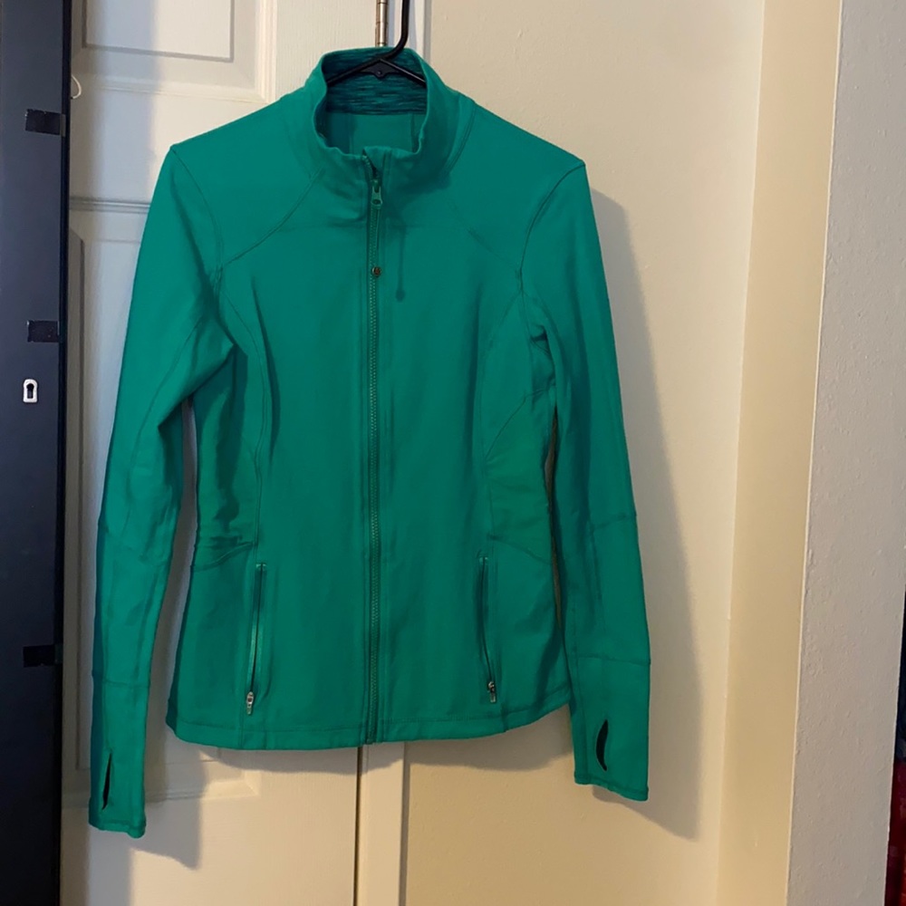 Green Kirkland fitness jacket